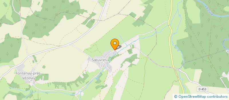 localisation de l'entreprise SCI CORCELOTTE  FONTENAY-PRES-VEZELAY