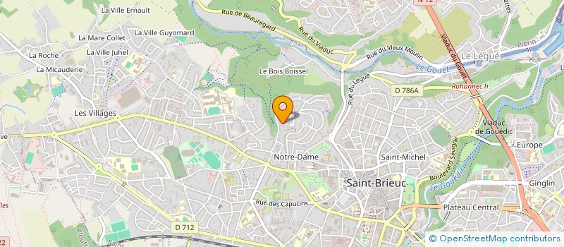 localisation de l'entreprise SCI CORCOVADO à SAINT-BRIEUC