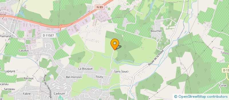 localisation de l'entreprise SCI CORDAN  POMPIGNAC