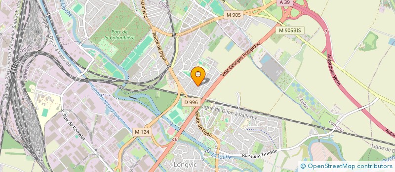 localisation de l'entreprise SCI CORDASAUTER  LONGVIC