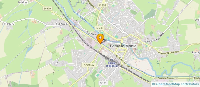 localisation de l'entreprise SCI CORDAVI  PARAY-LE-MONIAL