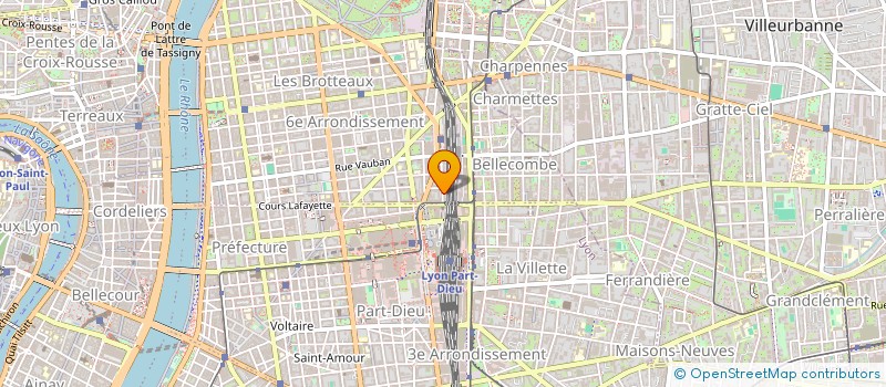 localisation de l'entreprise SCI CORDAY  LYON