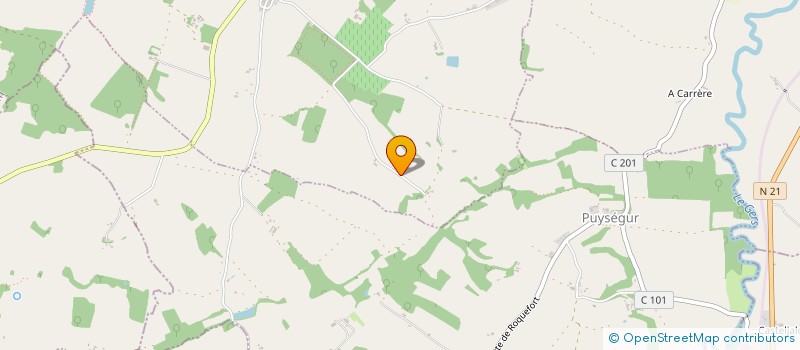 localisation de l'entreprise SCI CORDE  PRECHAC