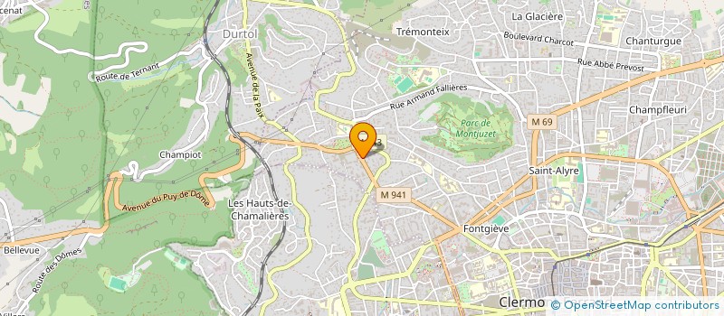 localisation de l'entreprise SCI CORDEIRO  CLERMONT-FERRAND