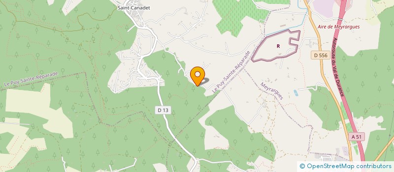 localisation de l'entreprise SCI CORDELIERS  LE PUY-SAINTE-REPARADE