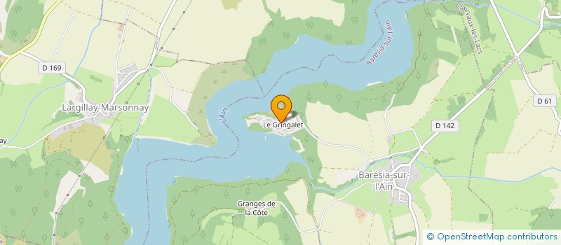 localisation de l'entreprise SCI CORDELIERS  BARESIA-SUR-L'AIN