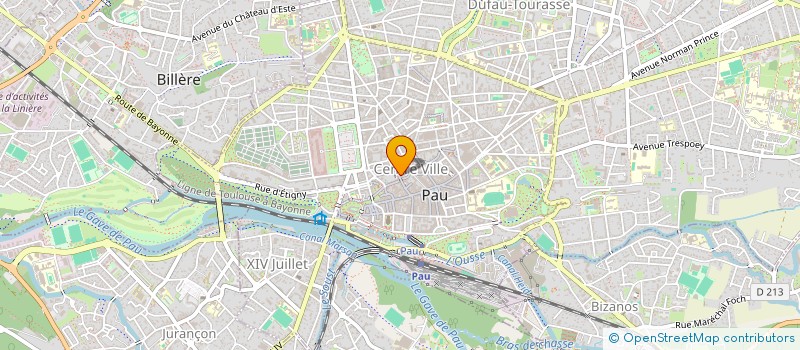 localisation de l'entreprise SCI CORDELIERS HEDAS à PAU