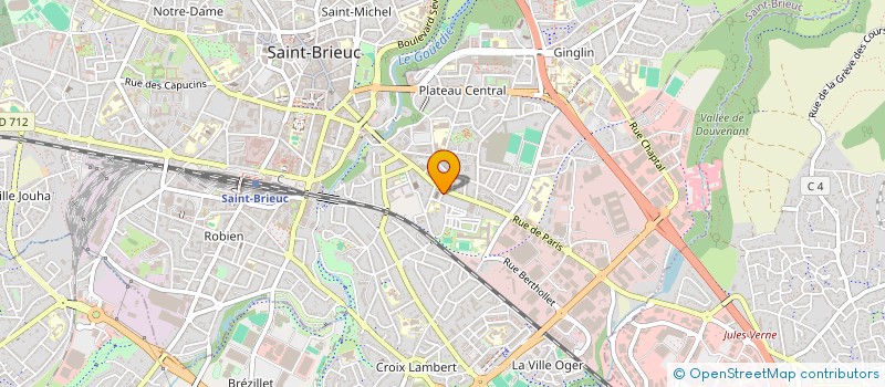 localisation de l'entreprise SCI CORDERIE 17 à SAINT-BRIEUC