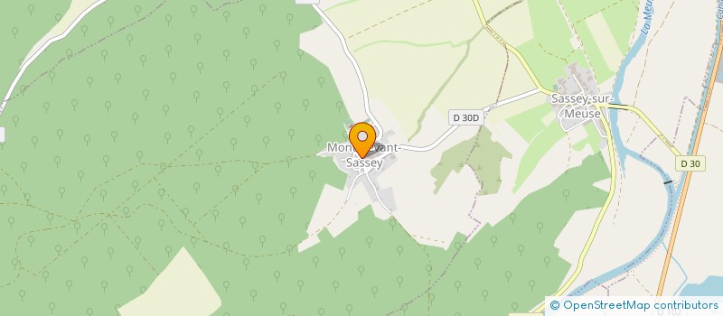 localisation de l'entreprise SCI CORDIER à MONT-DEVANT-SASSEY