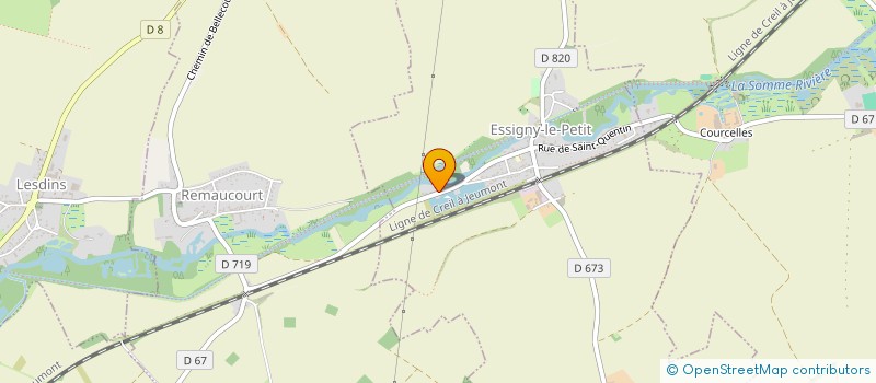 localisation de l'entreprise SCI CORDIER  ESSIGNY-LE-PETIT