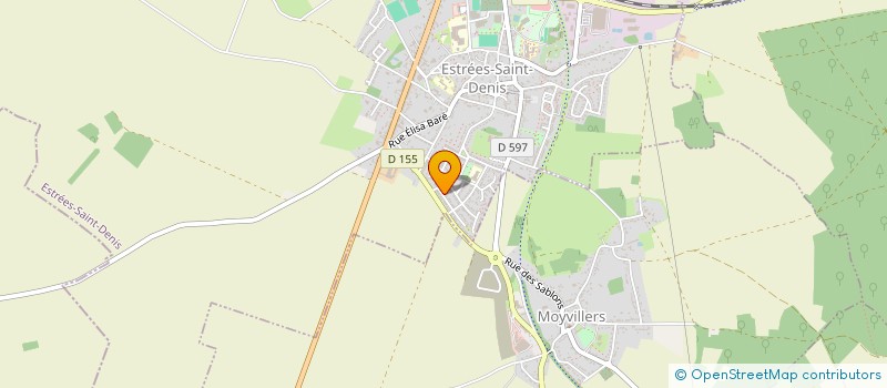 localisation de l'entreprise SCI CORDIER-MORELLE  ESTREES-SAINT-DENIS