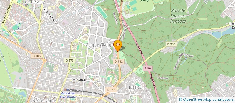 localisation de l'entreprise SCI CORDON LES OURSES à VERSAILLES