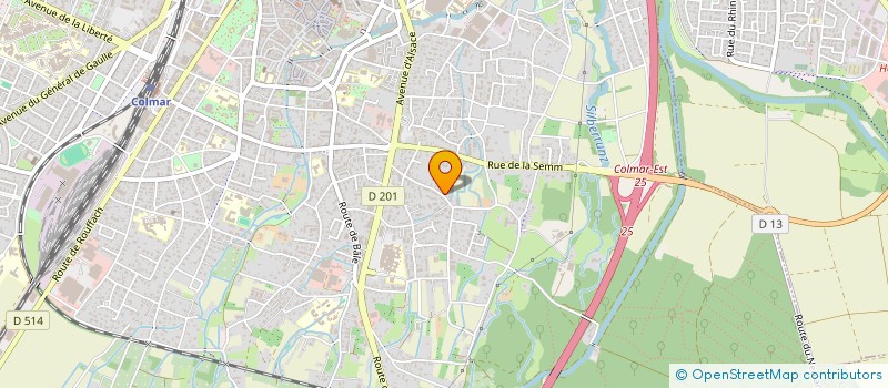 localisation de l'entreprise SCI CORDON OSTEO  ILLHAEUSERN