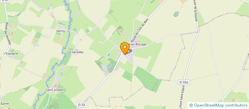 localisation de l'entreprise SCI CORDONNIER - FRANCESCHINO  JUAYE-MONDAYE