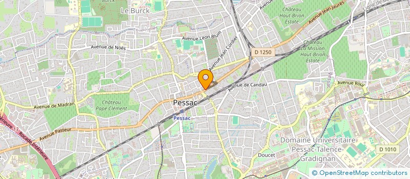 localisation de l'entreprise SCI CORDOUAN 301  PESSAC