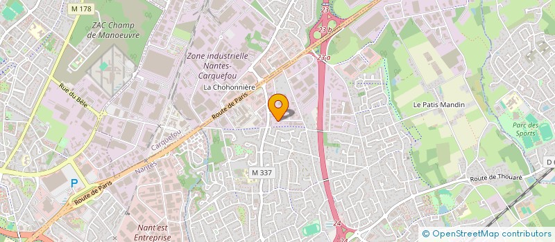 localisation de l'entreprise SCI CORDOUAN  SAINTE-LUCE-SUR-LOIRE