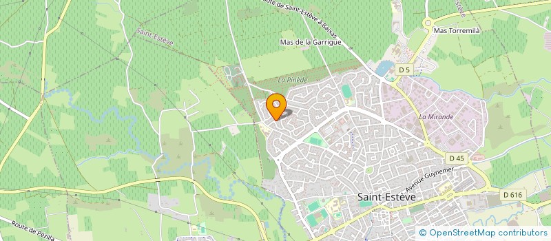 localisation de l'entreprise SCI CORE  SAINT-ESTEVE