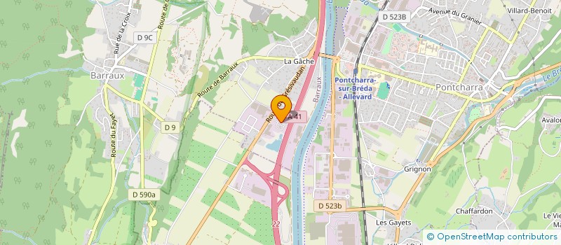 localisation de l'entreprise SCI COREALP IMMO 1  CHAPAREILLAN