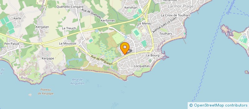 localisation de l'entreprise SCI CORECA  LARMOR-PLAGE