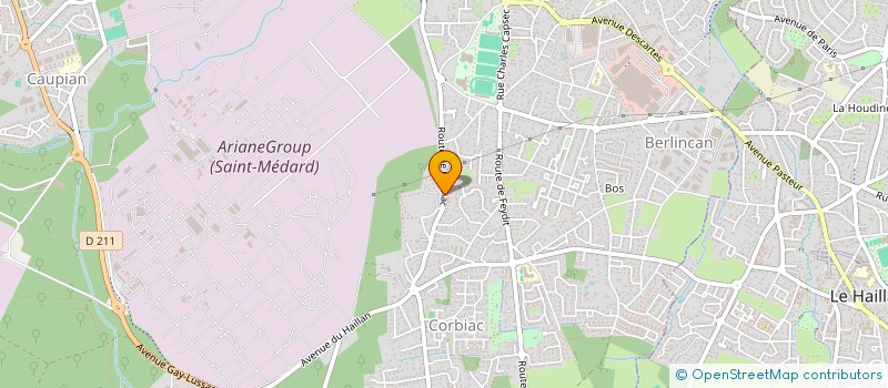 localisation de l'entreprise SCI COREE CLEMENT  SAINT-MEDARD-EN-JALLES