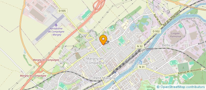 localisation de l'entreprise SCI COREL  MARGNY-LES-COMPIEGNE