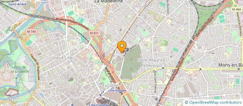 localisation de l'entreprise SCI CORELO à LA MADELEINE