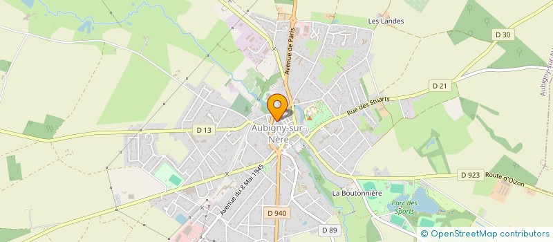 localisation de l'entreprise SCI COREMENCE  AUBIGNY-SUR-NERE