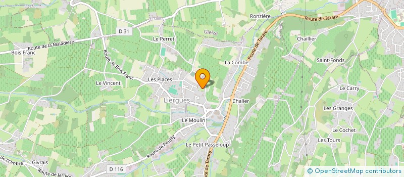 localisation de l'entreprise SCI COREMI à PORTE-DES-PIERRES-DOREES