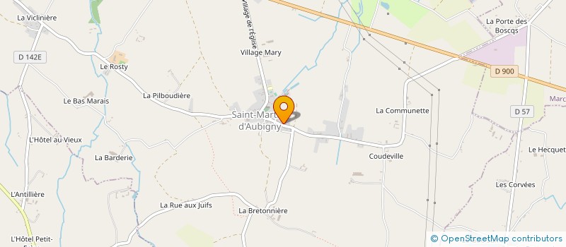 localisation de l'entreprise SCI CORENELCLE  SAINT-MARTIN-D'AUBIGNY