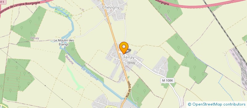 localisation de l'entreprise SCI CORENMAX  FENAY