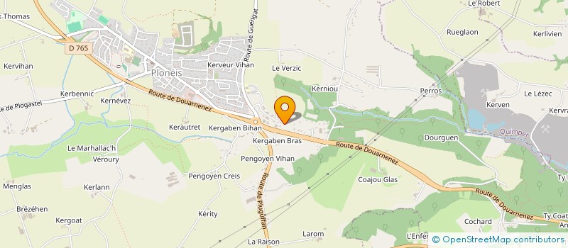 localisation de l'entreprise SCI CORENTIN  PLONEIS