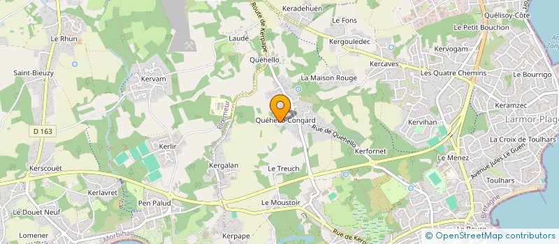 localisation de l'entreprise SCI CORENTIN  LARMOR-PLAGE