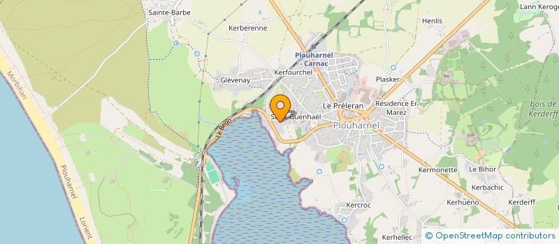localisation de l'entreprise SCI CORENTINE  PLOUHARNEL