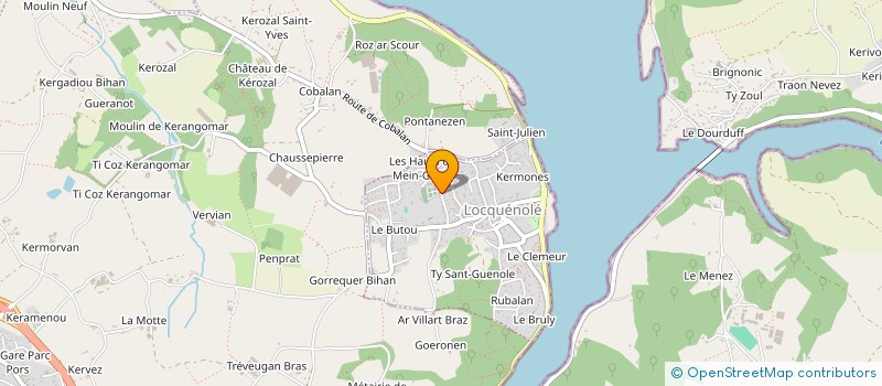 localisation de l'entreprise SCI COREVA  LOCQUENOLE