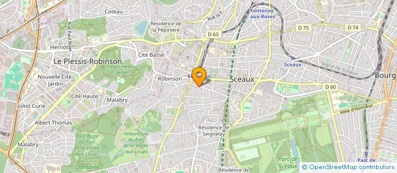 localisation de l'entreprise SCI CORFI GROUP à SCEAUX