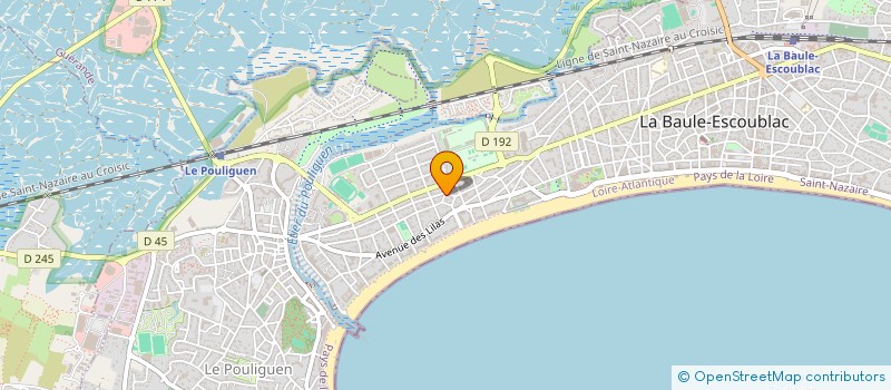 localisation de l'entreprise SCI CORFOU à LA BAULE-ESCOUBLAC