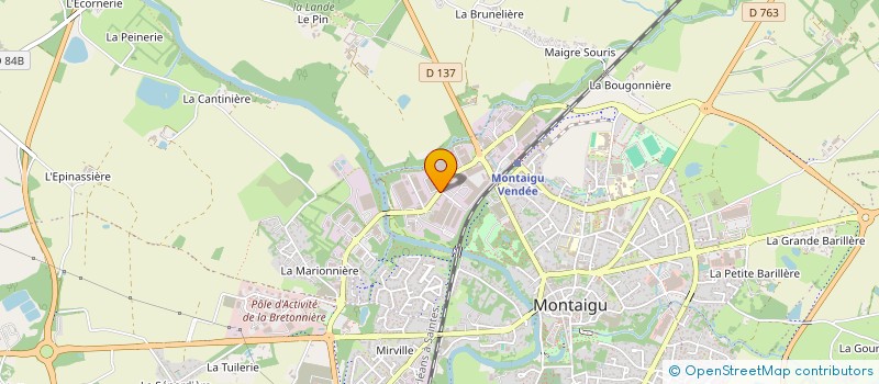 localisation de l'entreprise SCI CORFOU à MONTAIGU-VENDEE
