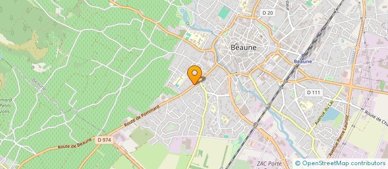 localisation de l'entreprise SCI CORGO à BEAUNE