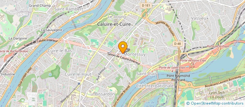 localisation de l'entreprise SCI CORIANDRE  CALUIRE-ET-CUIRE