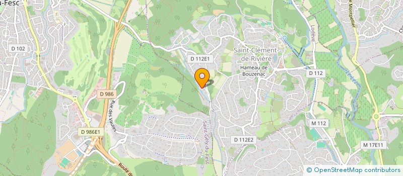 localisation de l'entreprise SCI CORIANDRE  SAINT-CLEMENT-DE-RIVIERE