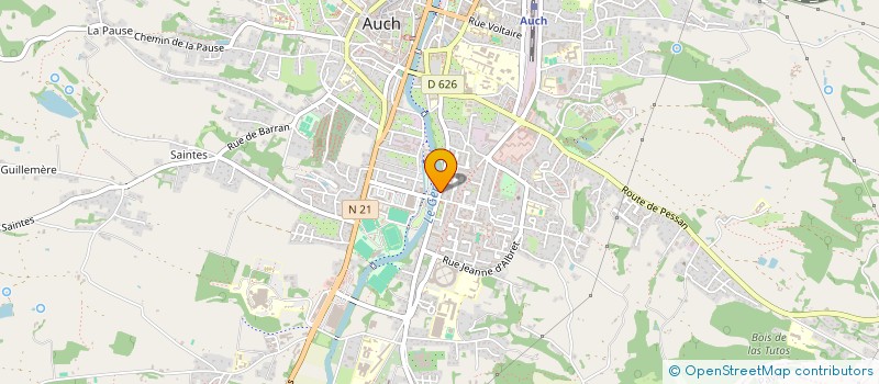 localisation de l'entreprise SCI CORIANE à AUCH