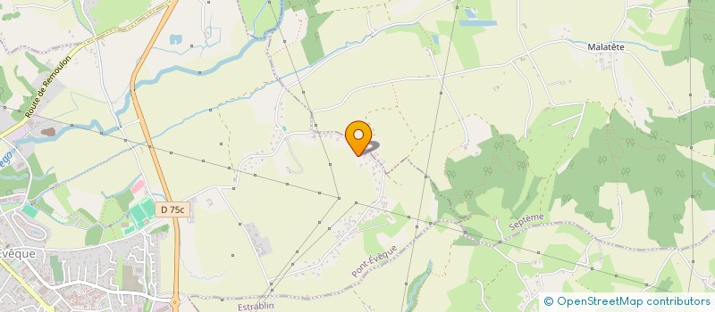 localisation de l'entreprise SCI CORIFI  PONT-EVEQUE