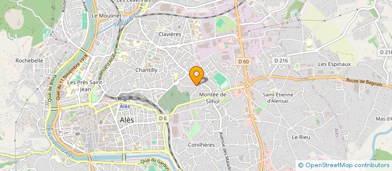 localisation de l'entreprise SCI CORIK  ALES