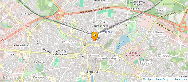 localisation de l'entreprise SCI CORIL 2 à VANNES
