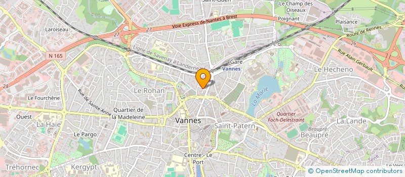 localisation de l'entreprise SCI CORIL à VANNES