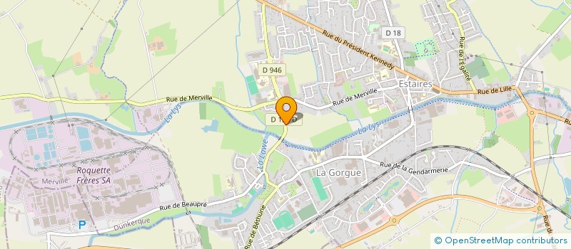 localisation de l'entreprise SCI CORIM  ESTAIRES