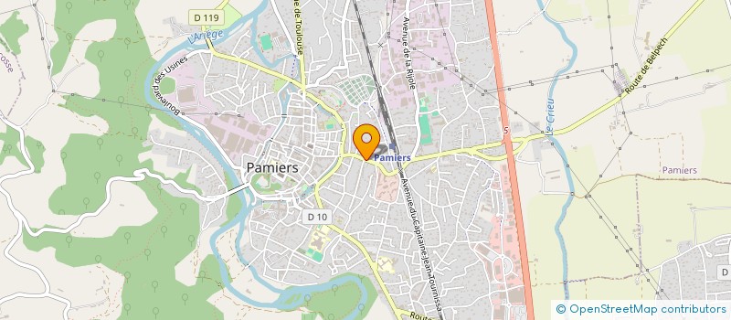 localisation de l'entreprise SCI CORINE GILBERT à PAMIERS