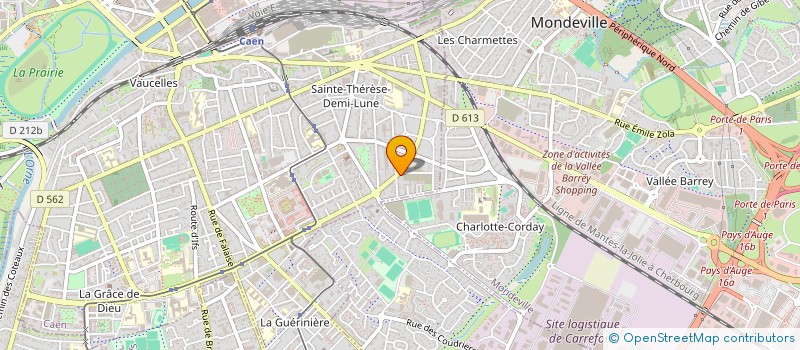 localisation de l'entreprise SCI CORINELAUR  CAEN