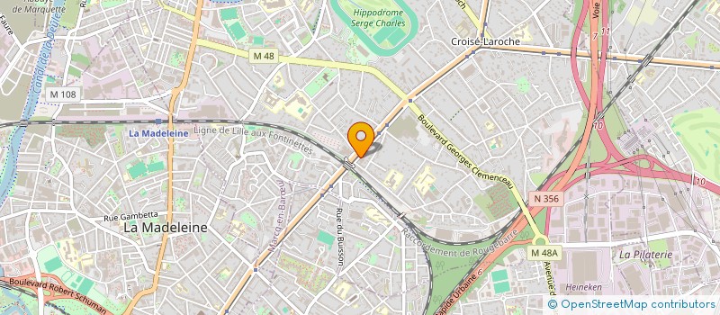 localisation de l'entreprise SCI CORINNE à MARCQ-EN-BARŒUL