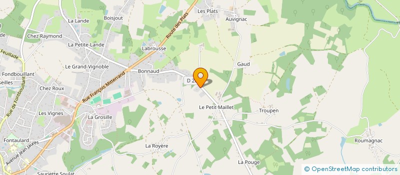 localisation de l'entreprise SCI CORINNE IMO SOCIETE  ROCHECHOUART